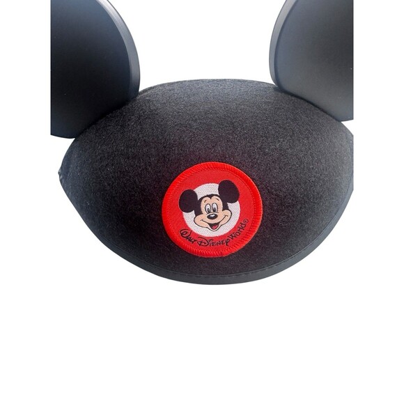 Mickey Mouse Ears Felt with Plastic Ears  Vintage from Disney World Size Infant - Picture 3 of 13